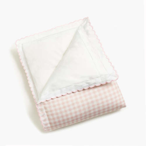 Picnic Gingham Baby Duvet - Pink | Gooselings