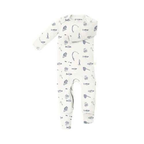 günamüna® Baby Bamboo Rayon Sleeper Pajama with DIAPER-ZiP - Goose - 9-12 Months