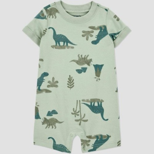 Carter's Just One You® Baby Boys' Dino Romper - Green 12M