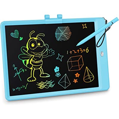 KOKODI LCD Writing Tablet, Valentines Day Gifts for Kids,10 Inch Colorful Toddler Doodle Board Drawing Tablet, Erasable Reusable Electronic Drawing Pads, Educational and Learning Toys for Kids