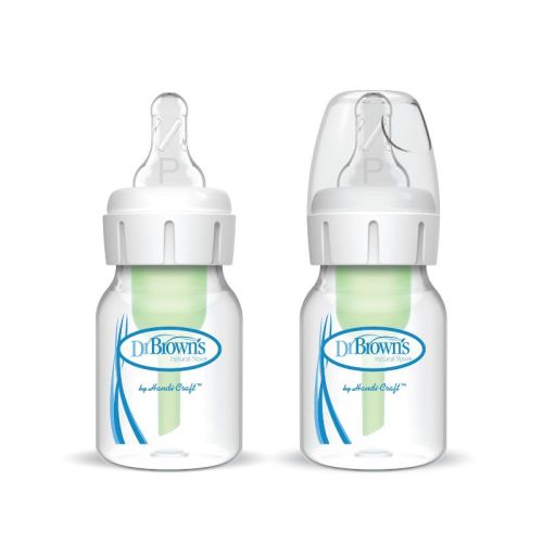 Dr. Brown's 2oz Anti-colic Options+ Narrow Baby Bottle With Preemie Flow Nipple - 0m+