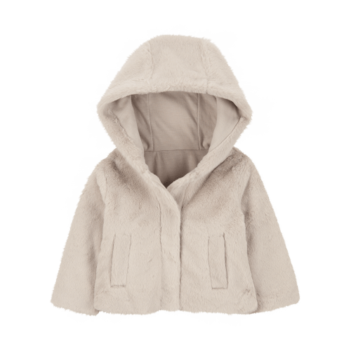Baby Faux Fur Hooded Jacket - Carter's | Carter's