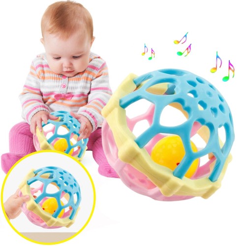 Toys 50% Off Clear!Tarmeek Baby Toys for 6 to 12 Months Toddlers,Baby Hand Bell Rattles Ball Toys 0-6 Months Activity Ball Infant Toys,Shaker,Grab Rattle for Girl Boy Newborn Christmas Gift for Kids
