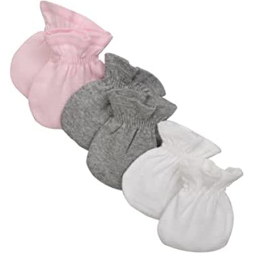 Amazon.com: Burt's Bees Baby Unisex Baby Mittens, No-scratch Mitts, 100% Organic Cotton, Set of 3 Gloves, Blossom: Clothing, Shoes & Jewelry