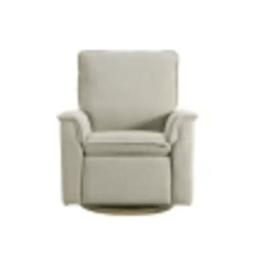 Baby Appleseed Taupe Manual Glider Recliner