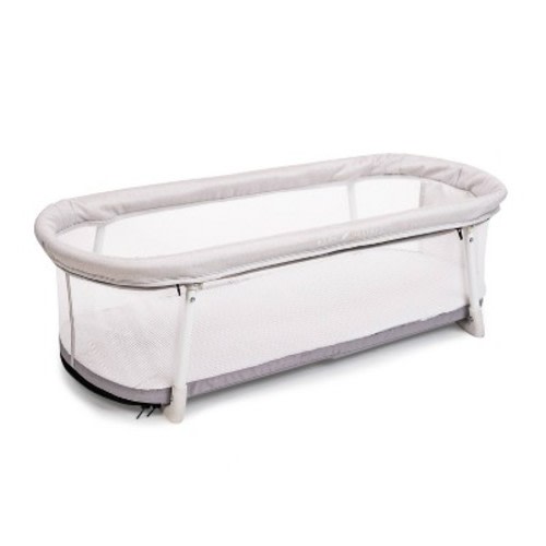 Baby Delight Snuggle Nest Portable Infant Bassinet, Color: Driftwood Gray