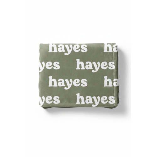 Caden Lane Personalized Color Blanket | Fern - Personalized Color Blanket | Fern