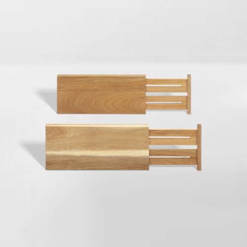 Acacia Drawer Dividers- deep short