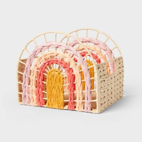 Rainbow Kids' Book Storage Natural - Pillowfort™