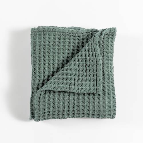 Waffle Baby Blanket - Balsam Green