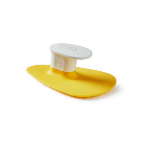 Squeeze & Scrub Silicone Brush with Soap Dispenser