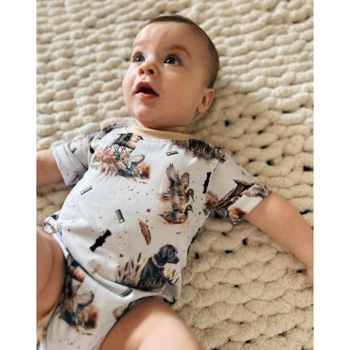 Duck/Black Lab Onesie