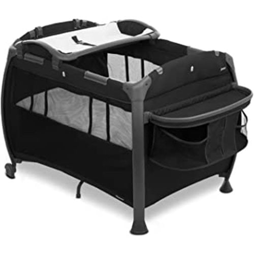 Joovy Room-Playard, Nursery Center, Bassinet, Changing-Table, Black