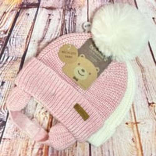 BEARPAW 2 pc Winter Beanies 6 - 12 months