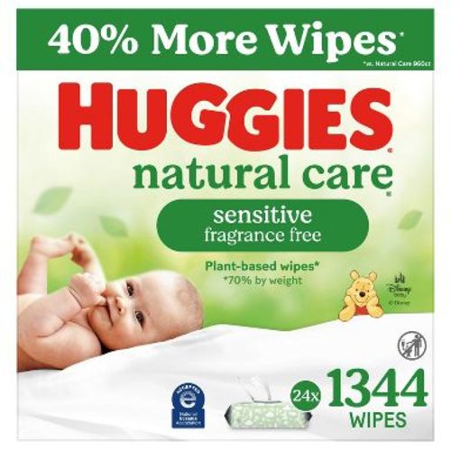 Huggies Natural Care Sensitive Unscented Baby Wipes - 1344ct
