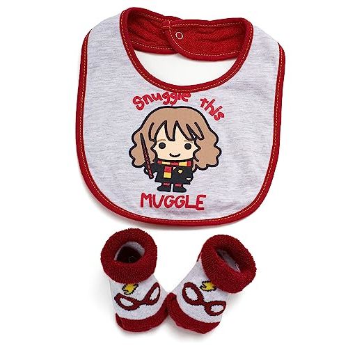 Harry Potter Baby Unisex Bib and Bootie Set Gifts for Baby