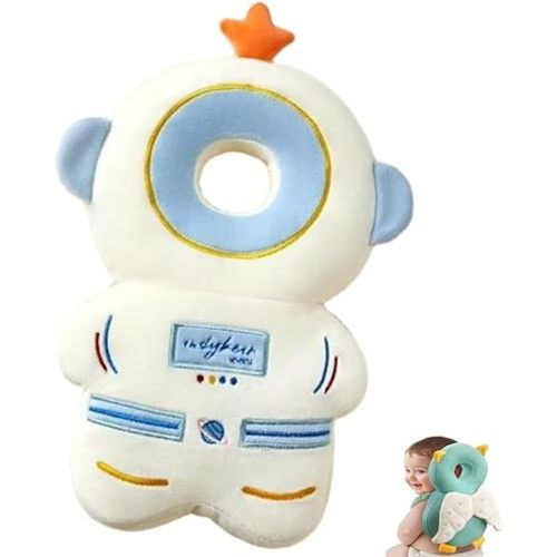 Baby Walker Head Protector Backpack Wear,Toddler Adjustable Baby Head Protection, Safety Pad Backpack for 5-24 Months Baby Learning Walking Crawling,Baby Head Protection Pad (Astronaut)