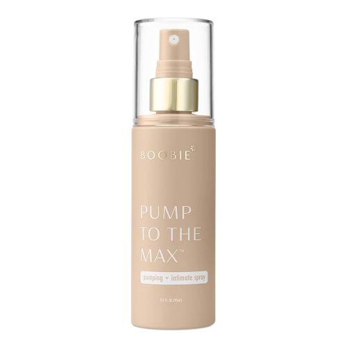 Boobie Pump to the Max Hands-free Dual-Purpose Breast Pumping & Intimate Spray | Increase Milk Supply & Ease Postpartum Discomfort During Pumping & Intimacy | Pregnancy & Beyond, 3 oz