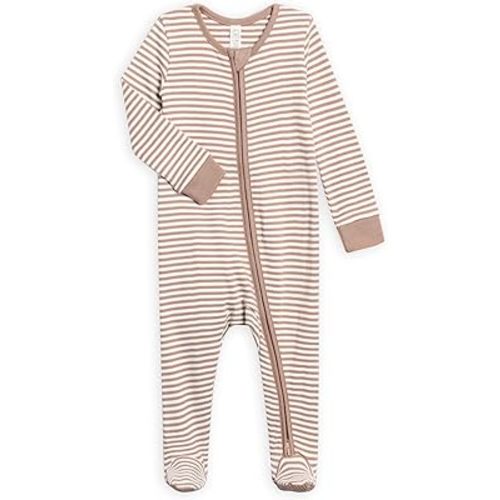 Colored Organics Baby Organic Cotton Peyton Zip Up Footed Sleeper