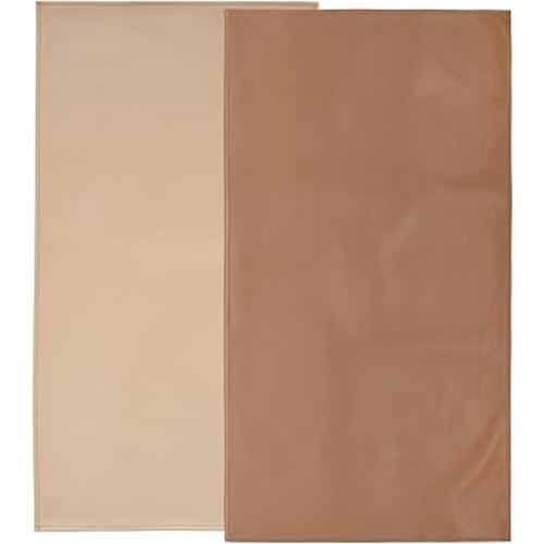 Owlowla Baby Diaper Changing Pad Portable Changing Mat Travel Changing Pad Liner for Baby and Small Toddler(Beige&Brown)