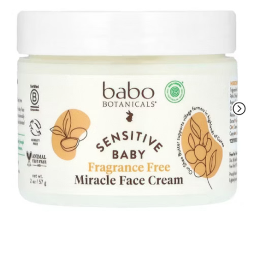 Babo Botanicals Sensitive Baby Fragrance-free Miracle Cream