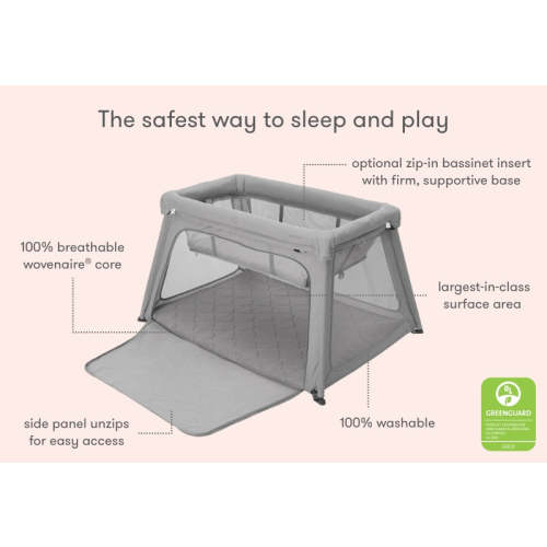 Travel Crib & Play Yard - Breathable & Washable