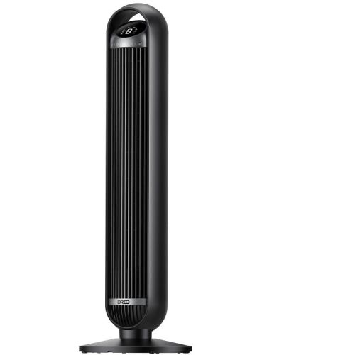 DREO Nomad 36" Quiet Bladeless Oscillating Tower Fan Black/Silver