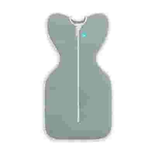 Love to Dream Swaddle Up™ Cotton 1.0 TOG Baby Sleep Sack, Arms Up Design, Twin Zipper, Newborn 5-8.5 lbs, Deep Olive