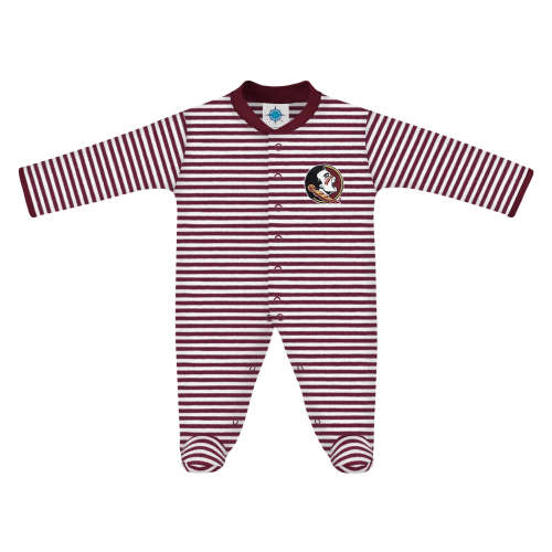 Florida State Seminoles Striped Footed Romper | College Baby