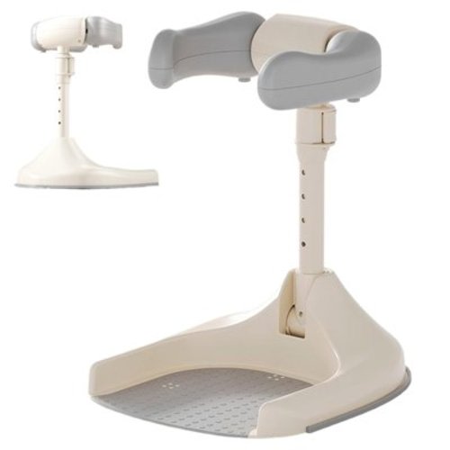 Adjustable Baby Shower Stand - Stainless Steel Height Baby Shower Standing Support | Foldable Standing Bath Support | Portable Bathing Device Wash Seat for Kids Boys Girls