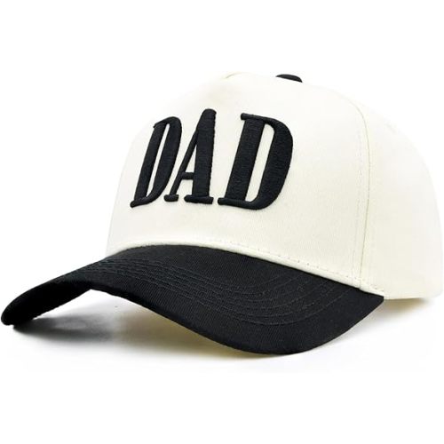 Dad Hats for Men, Vintage Two Tone Hat, New Dad Gifts for Husband, Fathers Day Birthday Gifts from Daughter Son Wife