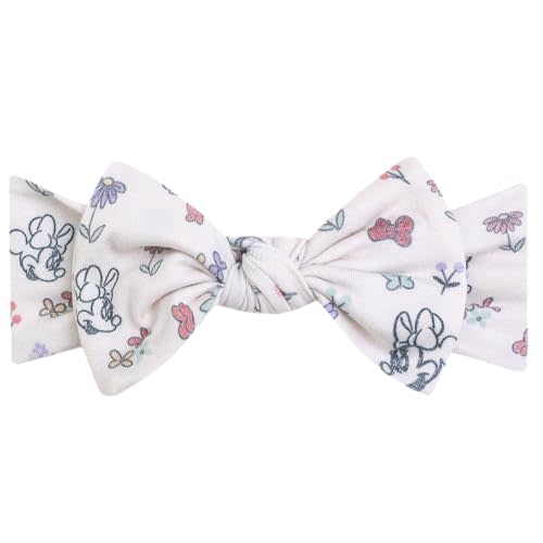 Baby Stretchy Soft Knit Headband Bow "Minnie Mouse's Bowquet" by Copper Pearl