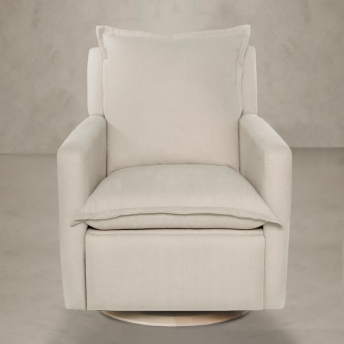 High Performance Basket Sand | Flynn | Swivel Nursery Recliner | Oilo™ Studio