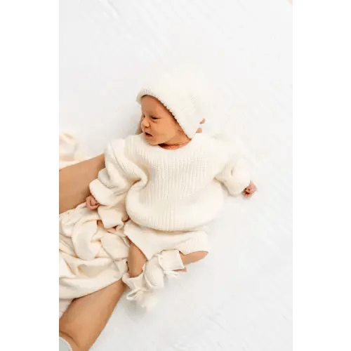 Knit Chunky Sweater - Ivory