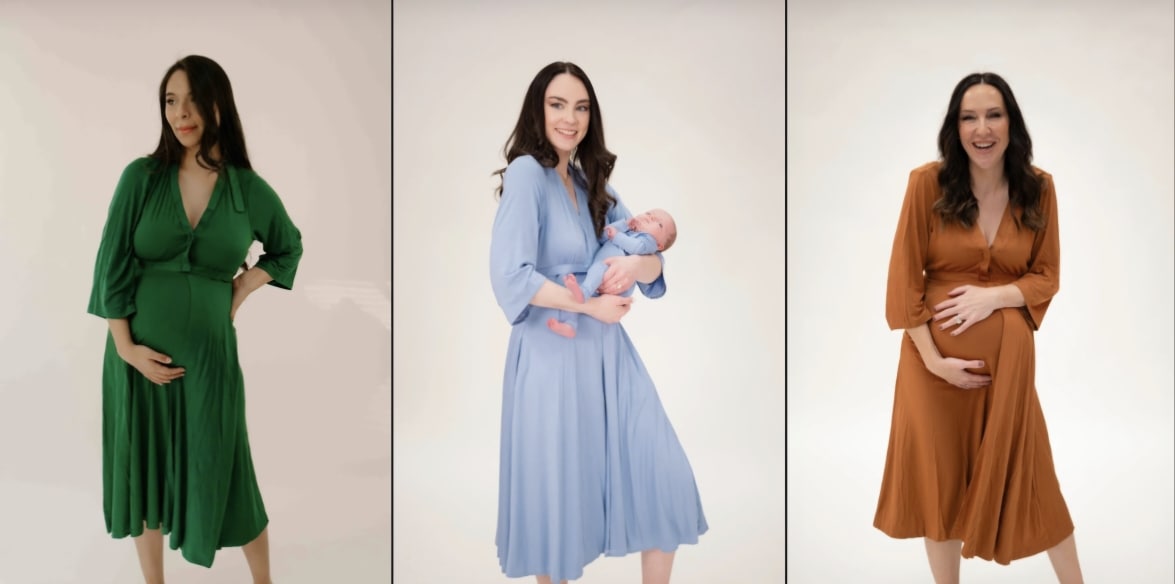 Lila Labor & Postpartum Gown