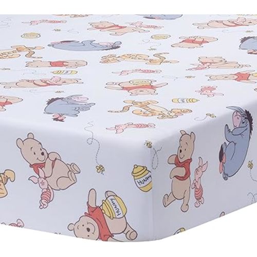 Bedtime Originals Disney Baby Winnie The Pooh & Friends Fitted Crib Sheet