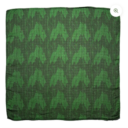 The Keiki Dept Kapa Kai Bamboo Muslin Swaddle Blanket