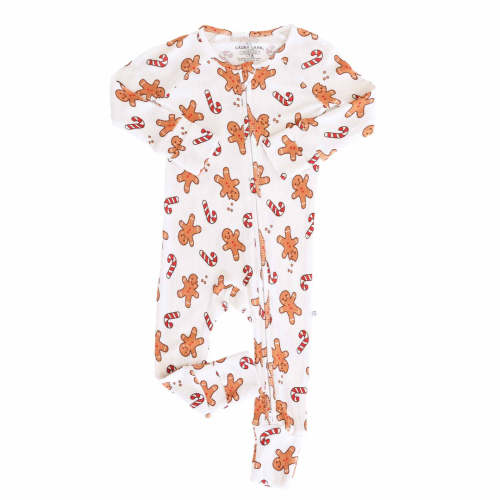 Sleigh Ride Sweets Bamboo Waffle Convertible Zip Romper