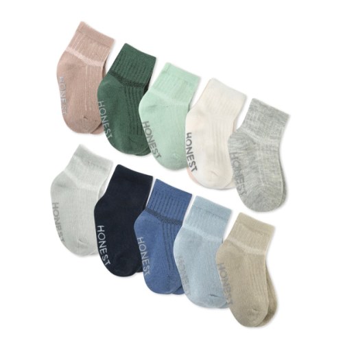 Multipack Cozy Socks Sustainably Made for Baby & Toddler | Honest Baby Clothing