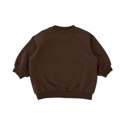 Dark Brown Baby Plain Fleece Sweat | Best&Less™ Online