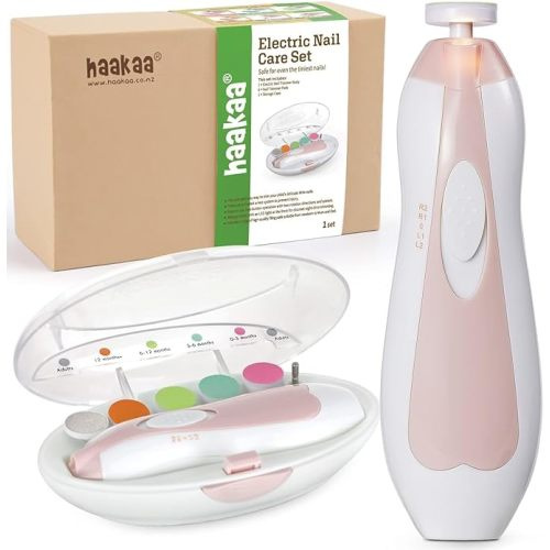Haakaa Baby Nail Care Kit Nail Trimmer Nail File | Baby Electric Nail File, Safe Nail Clipper : Amazon.com.au: Baby