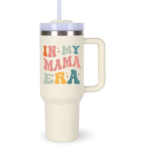 momocici Mama Gifts Tumbler.40oz In My Mama Era Tumbler with Handle.Mama Gift.Mama Cup.Mama Tumblers.Mama Cups Tumbler.Mothers Day Tumbler Gifts for Mama.40 oz Christmas Birthday Tumbler for Mama.