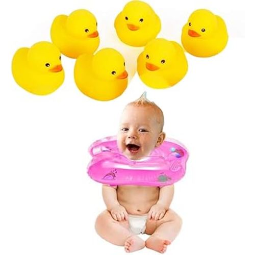 Floating Duckling Set Infant Baby Inflatable Floats for Pool Bathtub,0-18 Months Kid Swim Float Ring Soft Skin-Friendly Fabric Material Infant Swim Float#0606