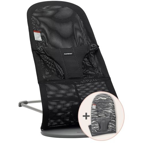 BabyBjörn Bouncer Bliss with Extra Seat Fabric Bundle