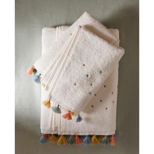 CHILDREN'S TASSEL HAND TOWEL | Zara Home United States of America