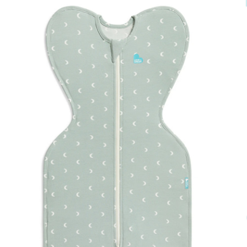 Swaddle Up™ 1.0 TOG Cotton Olive Moon Size Small