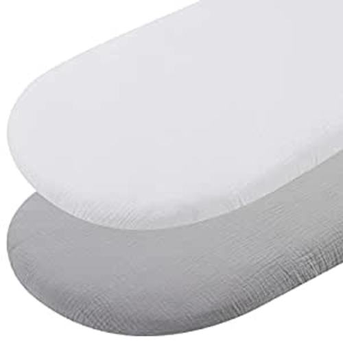 Muslin Bassinet Sheets 2 Pack