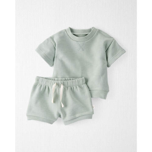 Baby Organic Cotton 2-Piece Set in Mint - Style,Mint