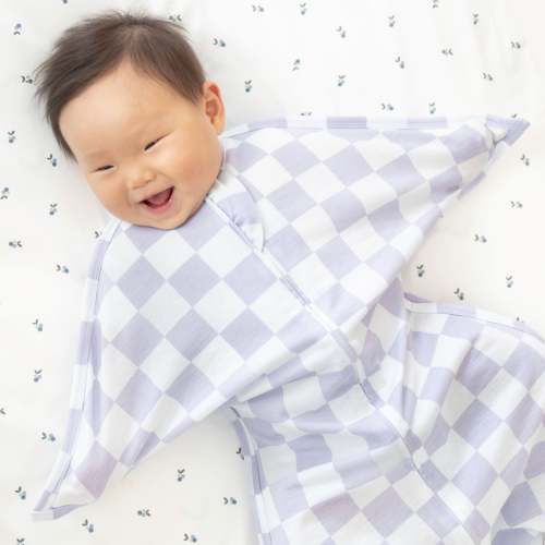 Sleeping Baby Stripes & Checkers Zipadee-Zip Swaddle Transition – Blooming Baby