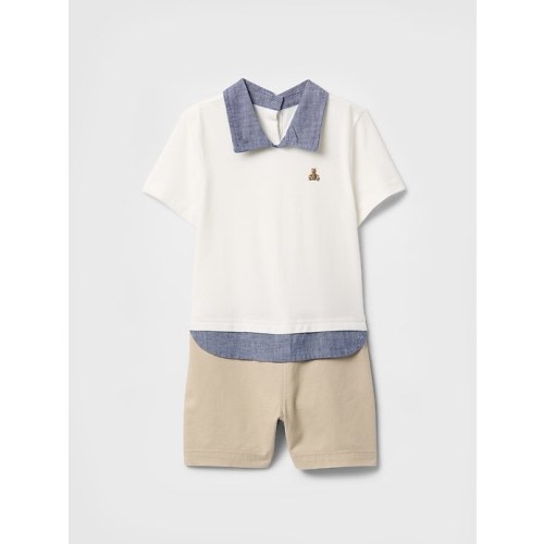 Baby Polo Romper | Gap Factory